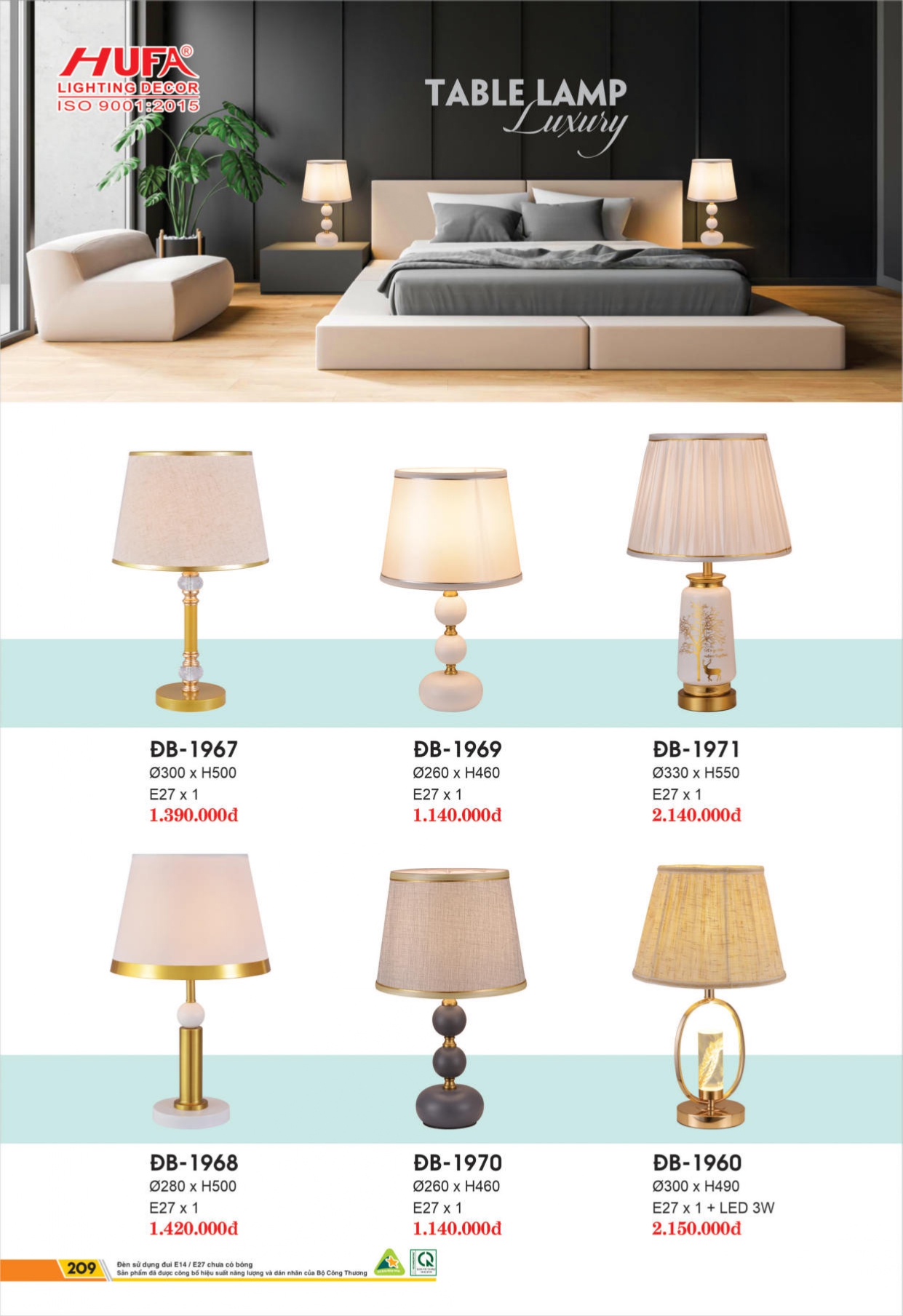 Bảng giá đèn LED HUFA 2026